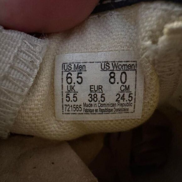 Vans Classic Slip-On Checkerboard Shoes Men’s 6.5 / Women’s 8 Black White Asher - Picture 8 of 8